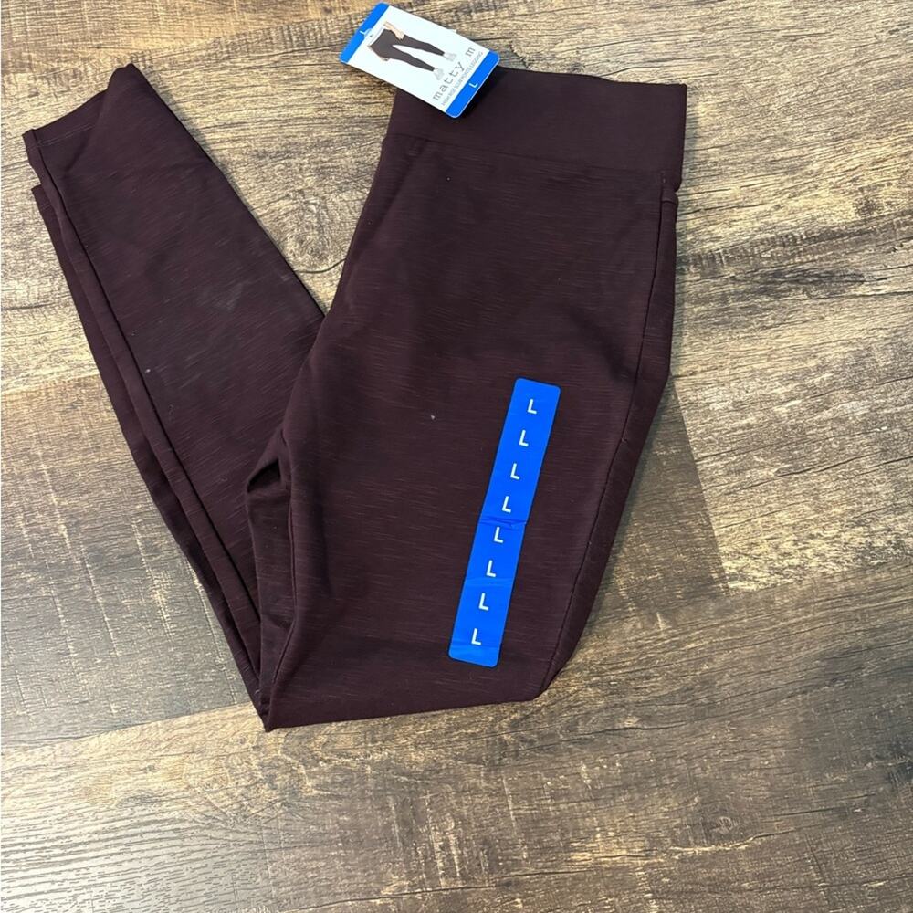 Women’s Maroon Ponte Leggings